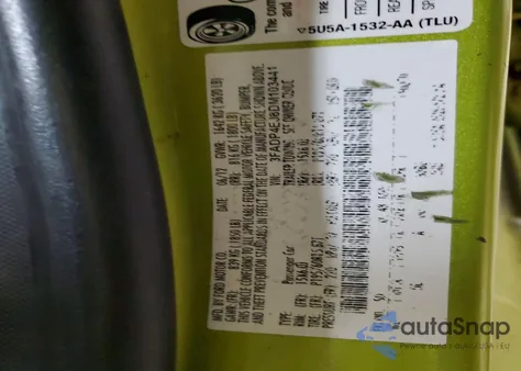 2013 Ford Fiesta Se z USA, uszkodzony, nr VIN 3FADP4EJ8DM103441